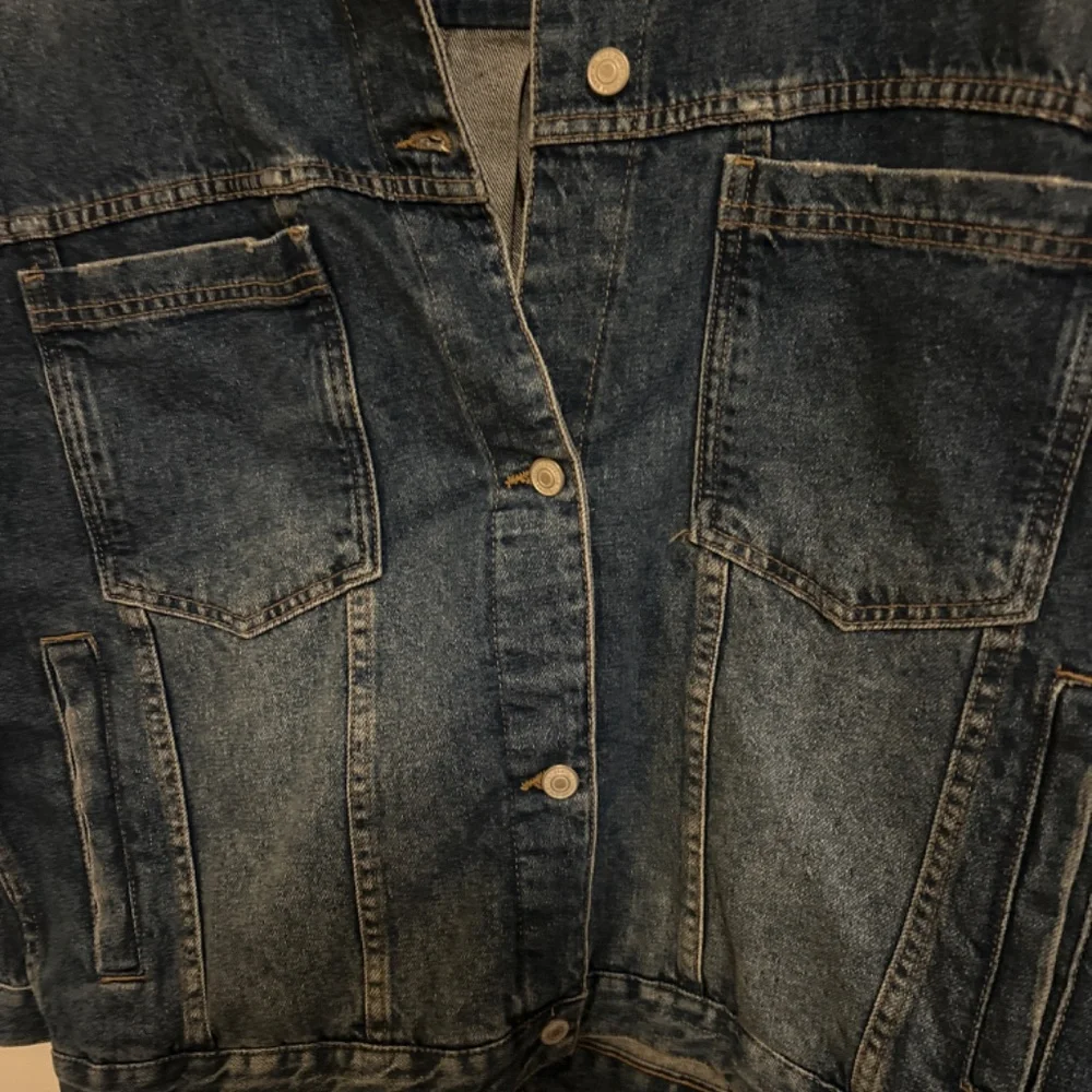 NWT Free People Opal Swing Denim Jacket XL in Got the Blues - Picture 5 of 8